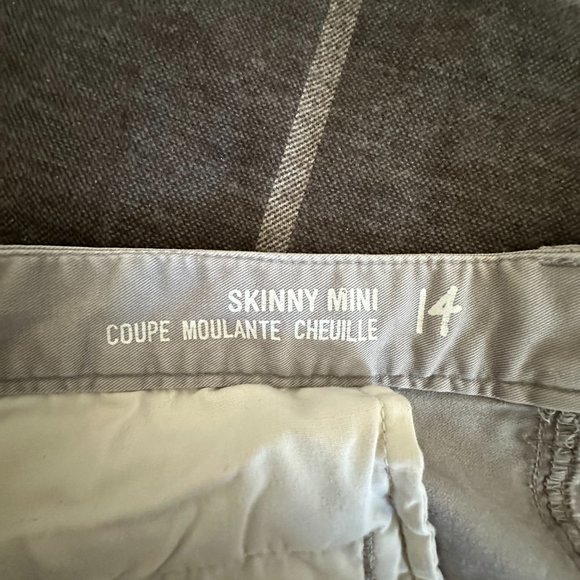 GAP Moto Style Light Grey Khakis - Picture 3 of 5